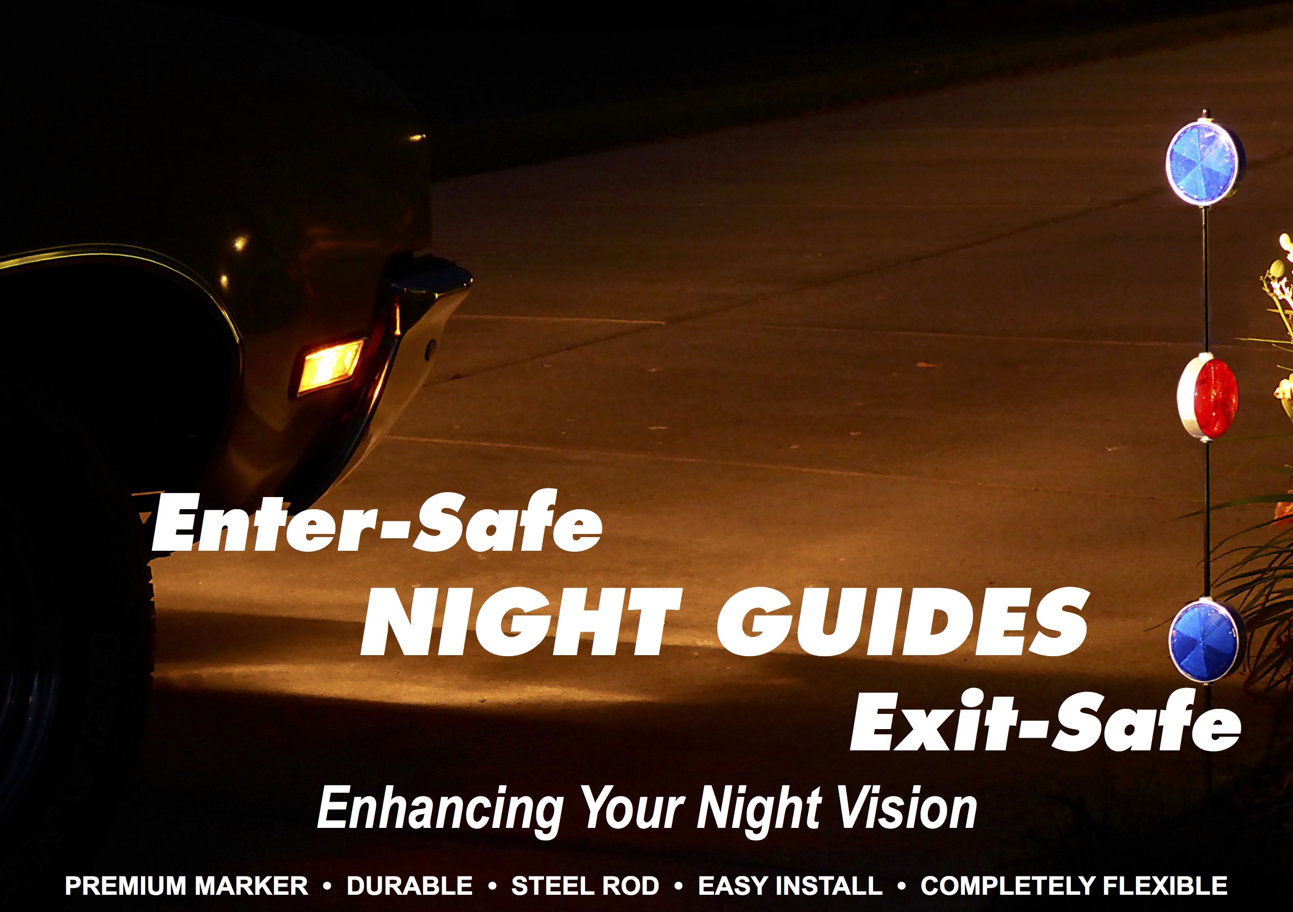 Steel Shafted Reflectors<br />6-Way Night Guides<br />#106-232 - Image 3